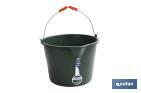 BUCKET WITH POURING LIP | EASY TO CLEAN | STAINLESS-STEEL HANDLE | EASY TO CARRY