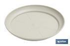 STONE COLOURED FLOWER POT TRAY, ALTEA MODEL