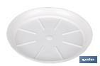 White Flower Pot Tray, Altea Model - Cofan