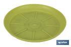 Lime coloured Flower Pot Tray, Altea Model - Cofan