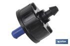 GOTERO AUTO COMPENSANTE CON CAUDAL DE 4,1 LITROS / HORA | ADAPTABLE A TODO TIPO DE CULTIVOS, PLANTAS Y ARBOLES