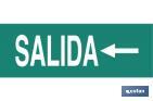 SEÑAL "SALIDA" IZQUIERDA