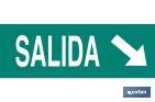 SEÑAL "SALIDA" DIAGONAL