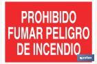 NO SMOKING, FIRE RISK