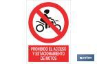 PROIBIDO ACESSO DE MOTOCICLETA