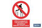 Prohibido transitar sobre mercancías - Cofan