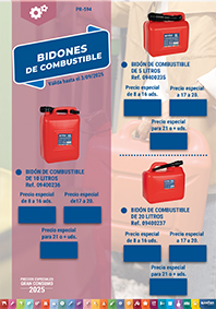Bidones de Combustible