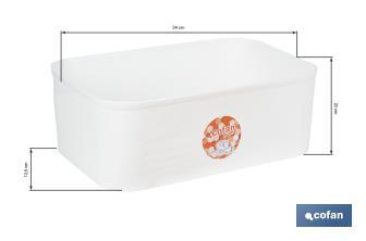 Panera con tapa de bambú | Diseño minimalista | Capacidad: 6,5 l | Perfecta para conservar pan fresco | Disponible en diferentes colores - Cofan