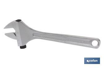 Adjustable wrench | Side nut | Adjustable wrench | Available in various sizes and openings | Chrome-vanadium steel - Cofan