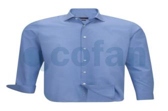 Light Blue Long Sleeve Shirts - Cofan