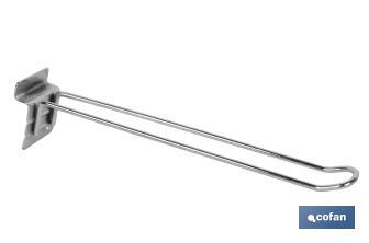 Double hook (Laminated board) 20 cm - Cofan