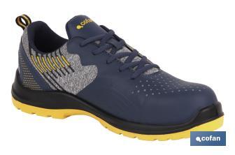 Scarpe sportive | Sicurezza S1P-SRC | Modello Solana | Colore: blu | Suola antiscivolo - Cofan