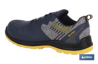 Safety Trainers | Security S1P-SRC | Solana Model | Blue | Non-Slip Sole - Cofan