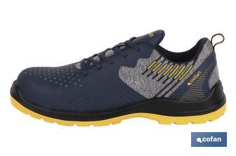 Scarpe sportive | Sicurezza S1P-SRC | Modello Solana | Colore: blu | Suola antiscivolo - Cofan