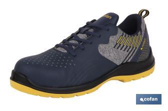 Safety Trainers | Security S1P-SRC | Solana Model | Blue | Non-Slip Sole - Cofan