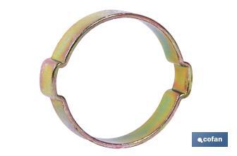 2-Ear hose clamps - Cofan