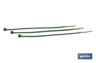 Abrazaderas de Nylon PA 6.6 Color Verde - Cofan