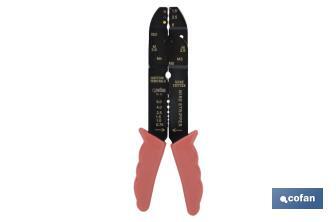 Crimping tool | For insulated terminals | Length: 200mm - Cofan