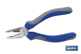 Combination pliers with spring | Electrician pliers with ergonomic handle | Size: 200mm - Cofan