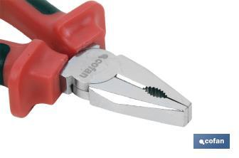 Alicate universal reforzado | Alicate para electricista con mango ergonómico | Medidas del alicate: 200 mm - Cofan