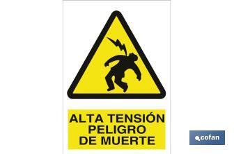 Haute tension danger de mort - Cofan