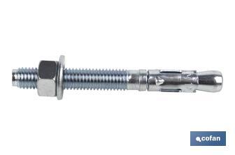 Taco macho de anclaje MTC | Acero cincado | Medidas desde  M-6 hasta M-20 mm - Cofan