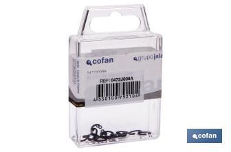 DIN 472-Seeger-Ringe für Bohrungen. Standard Blister - Cofan