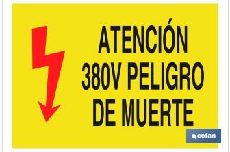 Attention 380V danger of death - Cofan