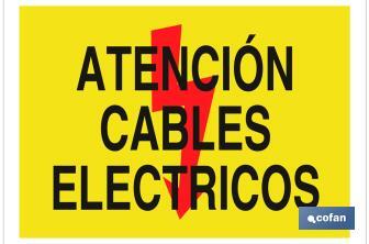 Atención cables eléctricos - Cofan
