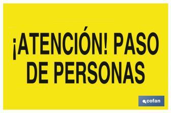 Attention passing people - Cofan