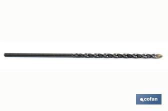 Extra long standard twist drill bits for concrete - Cofan