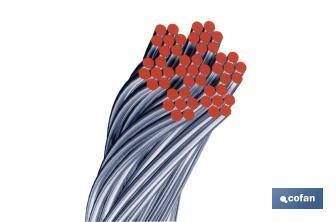 Stainless cable D-1570 7x7+0 AISI 316 (A-4) - Cofan