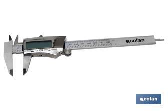 Digital fractional Stainless steel Caliper - Cofan