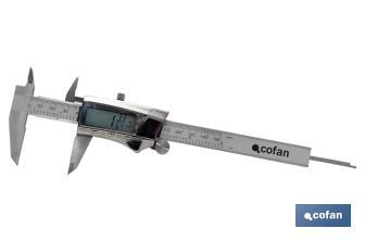 Calibrador digital inox - Cofan