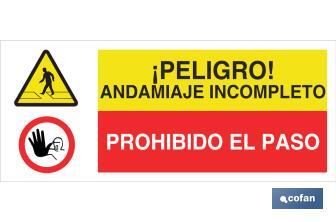 Combinada peligro/prohibición - Cofan