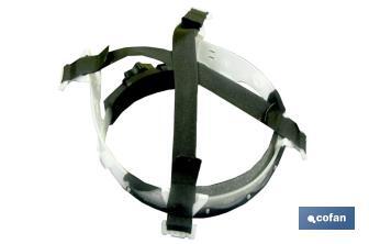 Casco de obra| Con regulador | Fabricado en ABS y polipropileno - Cofan