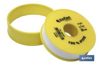 PTFE-Rolle 19mm x 0,10mm - Cofan