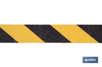 Nonslip "black/yellow" tape - Cofan