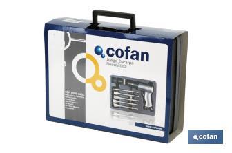 Air hammer set, 9 pcs - Cofan