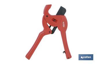 Pipe shears for plastic pipes | Diameter: 26mm (1") | Instant Change System (ICS) - Cofan