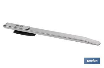 Cúter de acero inoxidable | Cuerpo compacto y ligero | Ideal para manualidades - Cofan