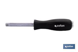 Screwdriver for 1/4" sockets - Cofan