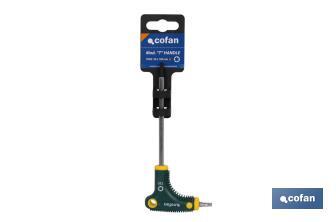 Torx screwdriver | With T-handle and double key | Available Torx head screw from T10 to T40 - Cofan