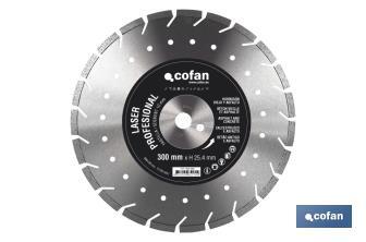 Diamond disc for old concrete and asphalt - Cofan