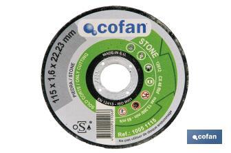 Silicon carbide discs for stone - Cofan