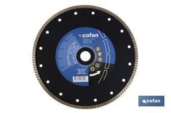 Diamon discs "Extra thin" special for porcellanic material - Cofan