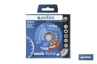 Professional diamond discs "general construction" - Cofan