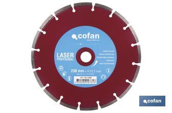 Professional diamond discs "general construction" - Cofan