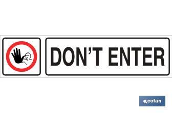 Dont enter - Cofan