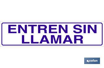 Entren sin llamar - Cofan